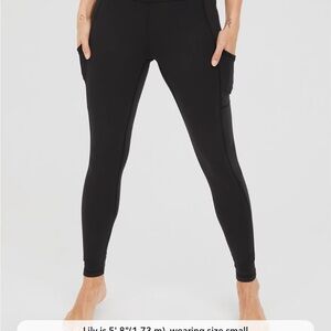 Aerie dark Grey Leggings Offline hi-rise long